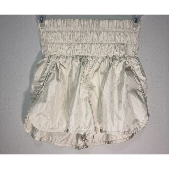 Free People FP Movement The Way Home High-Rise Pleated Shorts Size Medium - Picture 1 of 6